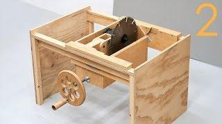 Making A Table Saw - The Tilt Trunnions And Hand Wheel