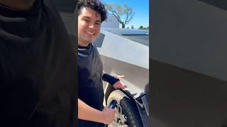 POV Asking a Cybertruck owner for a ride  #cybertruck #tesla #supercharger #funny #elon