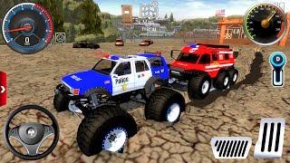 Juegos De Carros - Police Car emergency 911 Rescue Mission #2 - Extreme Offroad Android GamePlay