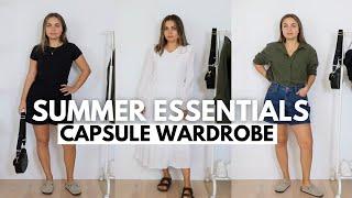 6 Staples for Summer Capsule Wardrobe