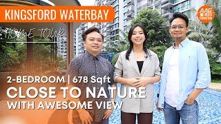 KINGSFORD WATERBAY 2 Bedroom 678 sqft | Singapore Condo Property Home Tour by Shania