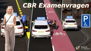 Nieuwe CBR Theorie Vragen 2024