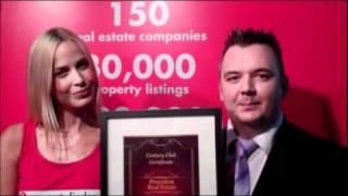 Provident Real Estate received propertyfinder.ae's Century Club Certificate in Dubai UAE - Sept 2010