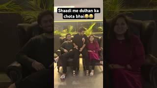 Tag your chota bhai #bamoladiaries #familyvlog #indianwedding #funnyshorts