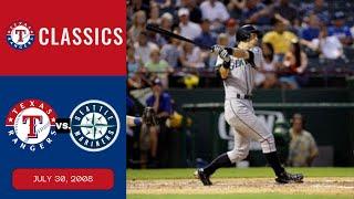 Rangers vs. Mariners - July 30, 2008 (Suzuki goes 3-for-4 as the Mariners fall to the Rangers)
