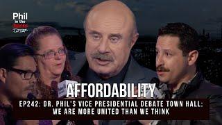 Affordability | Vice-Presidential Debate Town Hall | Phil in the Blanks