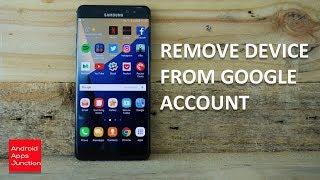 How to remove old devices from google account