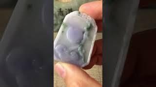 紫雙桃猴！香港現貨！保證A玉翡翠,假一賠十！