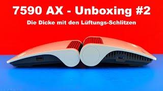 AVM FRITZ!Box 7590 AX - Unboxing #2 - Die Dicke mit den Lüftungs-Schlitzen - Vergleich zur 7590 AC+N