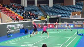 [직캠]결과는 아쉽지만 다음 대회 응원합니다 최솔규 김원호 VS 김태관 이상민ㅣ2022 KOREA OPEN 16강