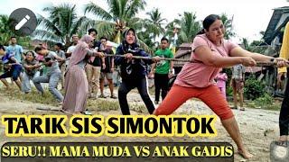 Seru!!! Tarik Tambang Mama Muda VS Anak Gadis