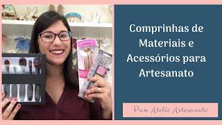 Comprinhas de Materiais de Artesanato / Pincéis, Tintas e Acessórios / Pam  Ateliê