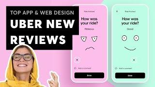 New Uber Reviews!! Top app & web design inspiration