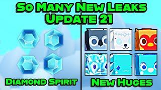  DIAMOND SPIRIT, HUGE DIAMOND DRAGON, AND MORE - UPDATE 21 NEW LEAKS IN PET SIMULATOR 99