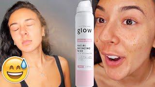 WORST FACIAL TANNER?? Australian Glow Tanning Mousse & Facial Bronzing Mist Review #TANNINGTRIALS