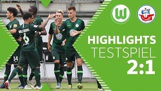 Doppelpack Felix Klaus | Highlights | VfL Wolfsburg - FC Hansa Rostock 2:1