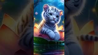 Adorable little tiger #tinycreatures #smallanimals #miniature #tinyanimals #funny #animation #anime