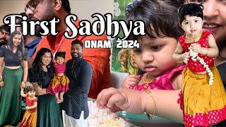 Onam in Canada 2024| first sadhya for jillu