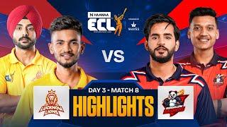 Fukra Insaan's Bashers win the MOST THRILLING GAME so far | Match 8 - Highlights | ECLT10