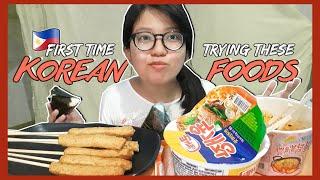 WHAT I GOT FROM A KOREAN GROCERY STORE | MUKBANG