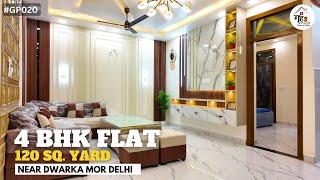 आलीशान & Spacious 4BHK Flat Near Dwarka Mor Metro Station in Delhi | Luxurious 4bhk Home for Sale