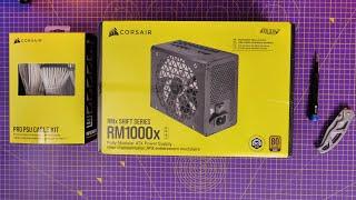 Corsair RMX shift PSU setup and install guide (RM1000x and Pro PSU cable kit)