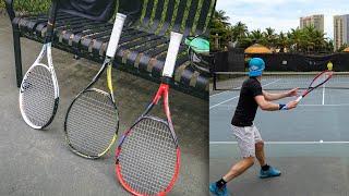 Yonex VCORE 98 2023 vs Prince ATS Tour 98 vs Ai98 | tennis racket testing