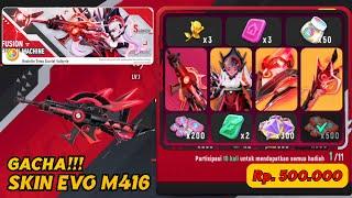 GACHA SKIN EVO M4 HABISKAN Rp 500.000 SAUSAGE MAN GAMEPLAY #sausageman