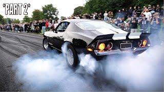 MUSCLE CAR BURNOUT PARTY Just Got Wilder! - Vantaa Cruising 8/2024 *Part 2*