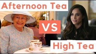 High Tea vs. Afternoon Tea