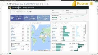 Power BI Tutorial | Retail Store Sales Dashboard For Beginners