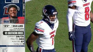 Malik Willis (Liberty QB) vs Virginia Tech 2020