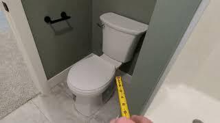 #DIY #houseflipper- #shower #drain hole pipe is too small at #newbathroom & missing heat @ bedrm