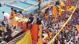 MLA Raja Singh Singing Song in Ram Navami Shobha Yatra 2023 | Dhoolpet Ram Navami 2023 #rajasingh