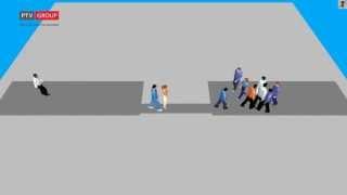 PTV Viswalk: Simulation of Two-Way Pedestrian Flow in a Narrow Passage Way with PTV Viswalk