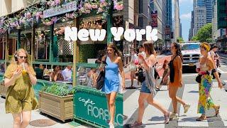 [4K]NYC Summer WalkTimes Square to Columbus Circle & Lincoln Center in Manhattan | May 2022