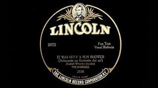 1927 Sam Lanin And His Orchestra (prob) ‘It Was Only A Sun Shower’ ???, Vocal