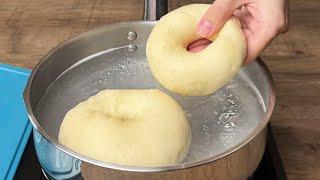 New trick: drop the dough into boiling water! A dessert that will surprise you!