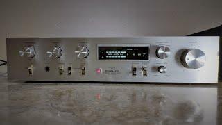 Pioneer SA-7900 integrated amplifier, a quick test of its functions and sound in Flat mode.