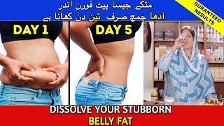 DISSOLVE Stubborn BELLY FAT at HOME | Quick & Guaranteed RESULTS in URDU / Hindi | Dr Bilquis Shaikh