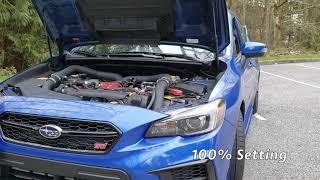 2020 WRX STI: GFB Respons BOV Setting Comparison