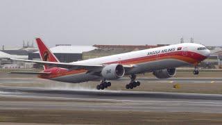 Heavy Aircraft Battling Storm Kirk - Plane Spotting at Lisbon Airport 24