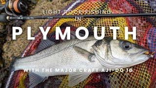 Light Rock Fishing in Plymouth with the Major Craft Aji-Do 1G