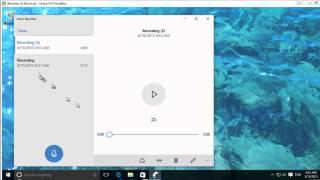 How to record voice in Windows 10