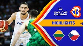  LTU -  CZE | Basketball Highlights - #FIBAWC 2023 Qualifiers