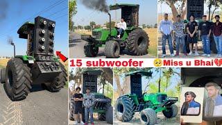 Meet  Noor Uppal || John Deere big music System full modified tractor  || Miss u Nishu bhai 