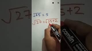 Short Tricks on Square Root in 5 Seconds #shorttricks#shorttricksmaths #shortsShort Tricks on Square