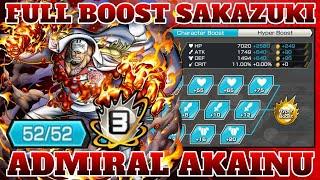 FULL BOOST AKAINU SAKAZUKI GAMEPLAY | ONE PIECE BOUNTY RUSH | OPBR