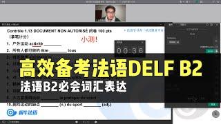 【如何备考法语DELF B2】法语B2必会词汇表达｜选自蜗牛法语B2直播备考班｜法语课程｜法语网课｜法语考试｜法国留学