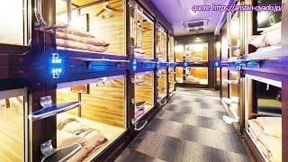 [ENG]Capsule Hotels with Too Many Free Services Women-Only【ANSHIN OYADO Woman Tokyo】